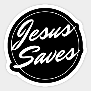 Jesus Saves Sticker